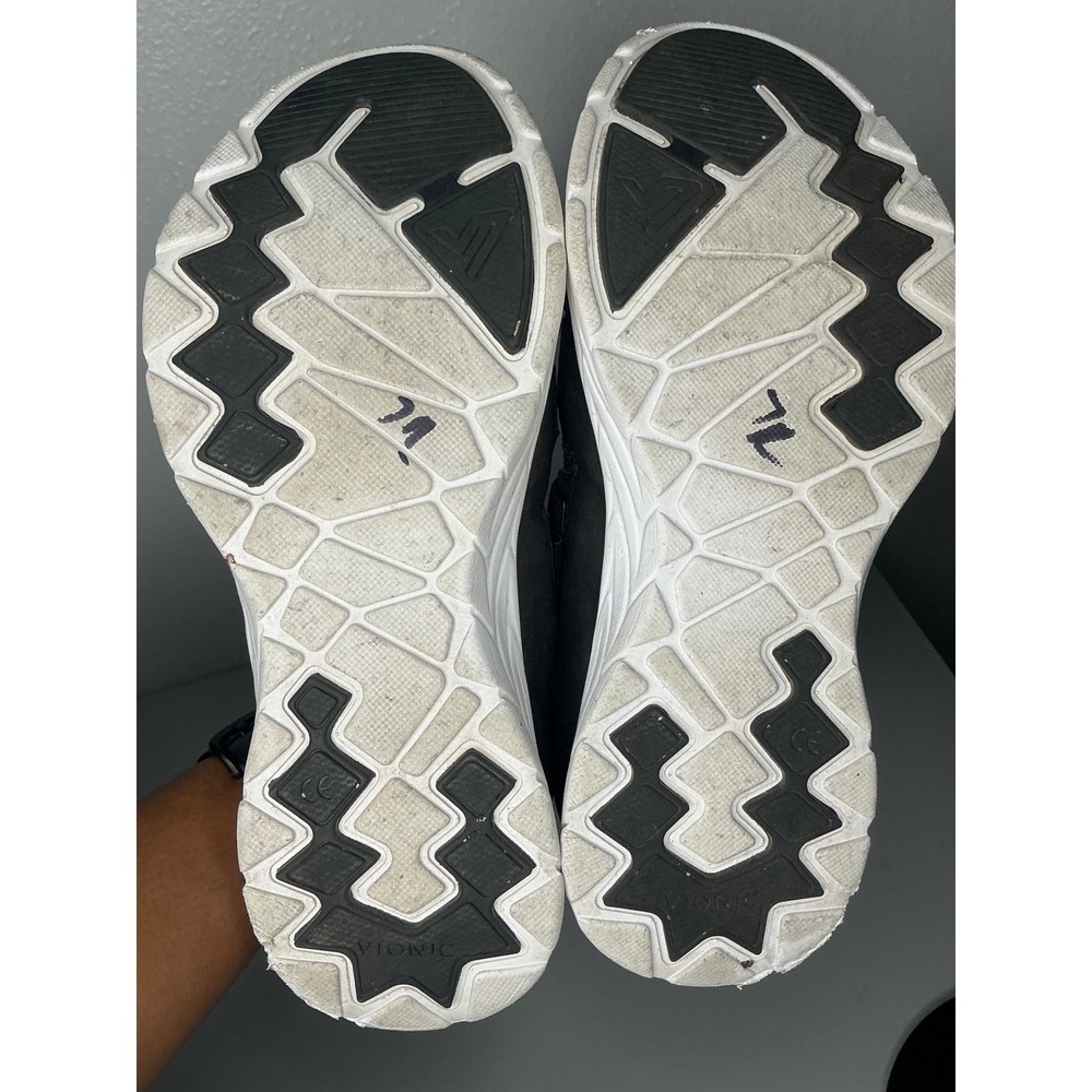 Vionic Aimmy Black Knit Sneakers Women Size 8‎ Comfort Casual Active Gym Workout - Picture 7 of 12